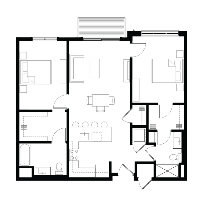 Floorplan - Zen Apartments  55+