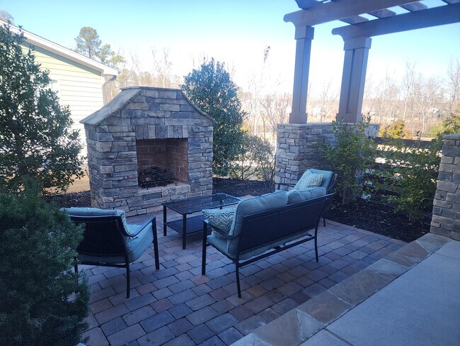 Outdoor Living with Fireplace - 33 Old Piedmont Cir