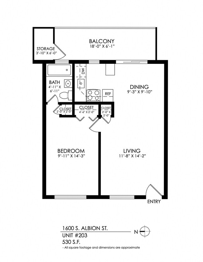 Floorplan - 1600 S Albion