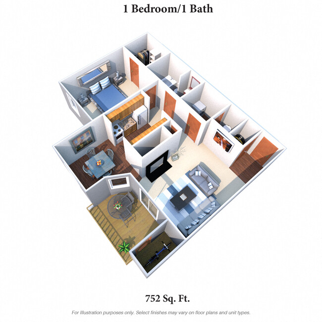 Floorplan - Deercross Apartments