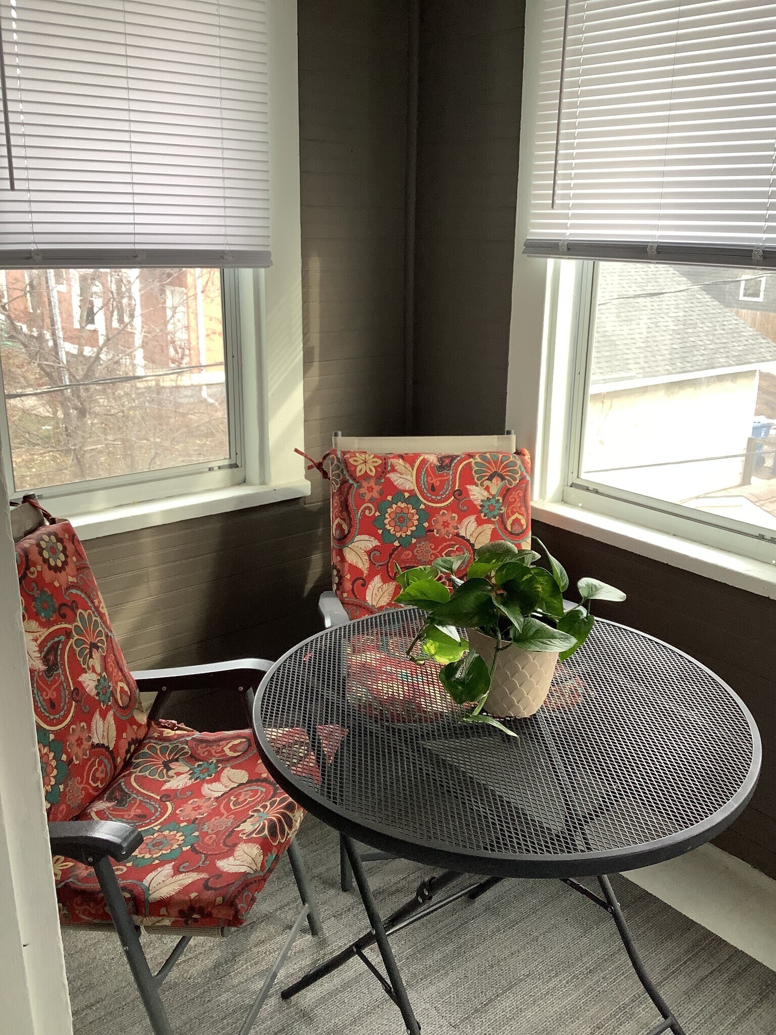 Morning coffee in the 3 season porch - 1518 Irving Ave N
