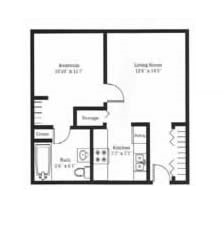 1BR/1BA - Luther Place Apartment Homes