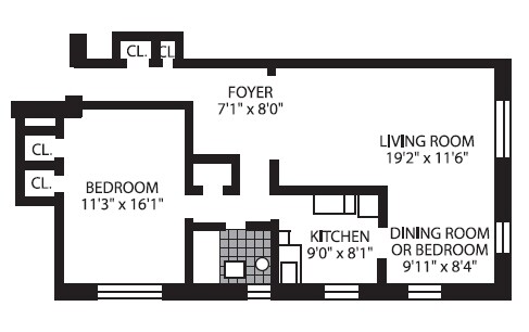 1BR/1BA - Roosevelt House
