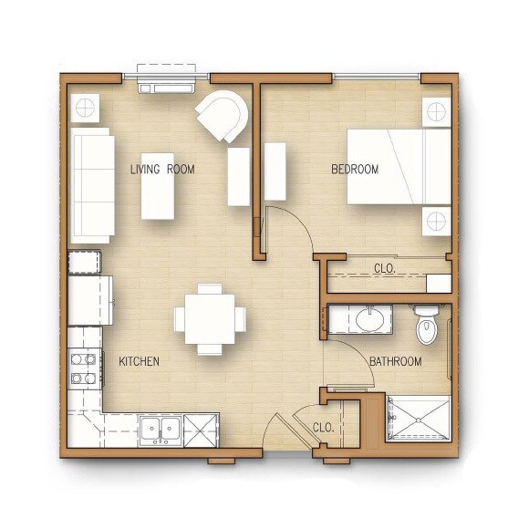 Floorplan - Robinson Place - A Senior Community