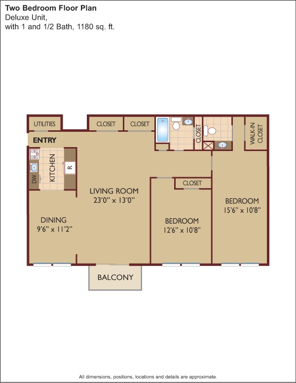 2BR/1.5BA - Linwood Village