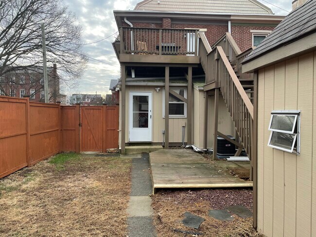 Rear Yard - 317 W Barnard St