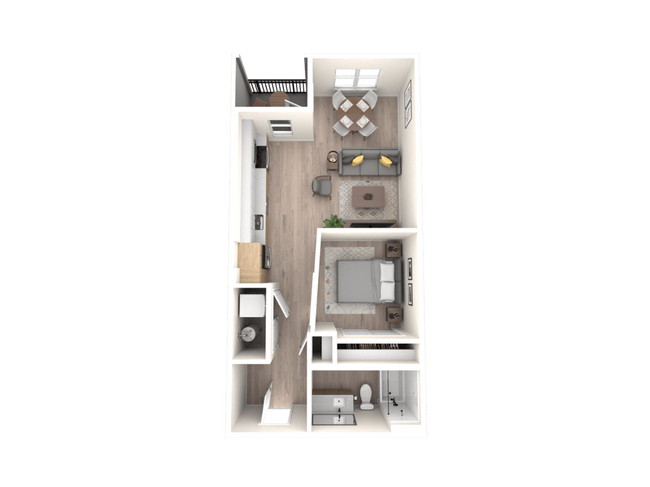 Floorplan - Tempo at Nine Mile Station Apartments
