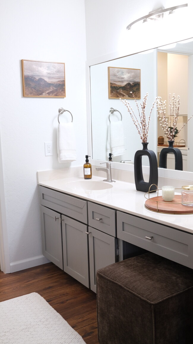 Primary bathroom and vanity - 250 Forest Ridge