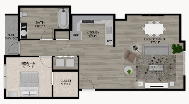 1 bedroom - Vertisee Heights