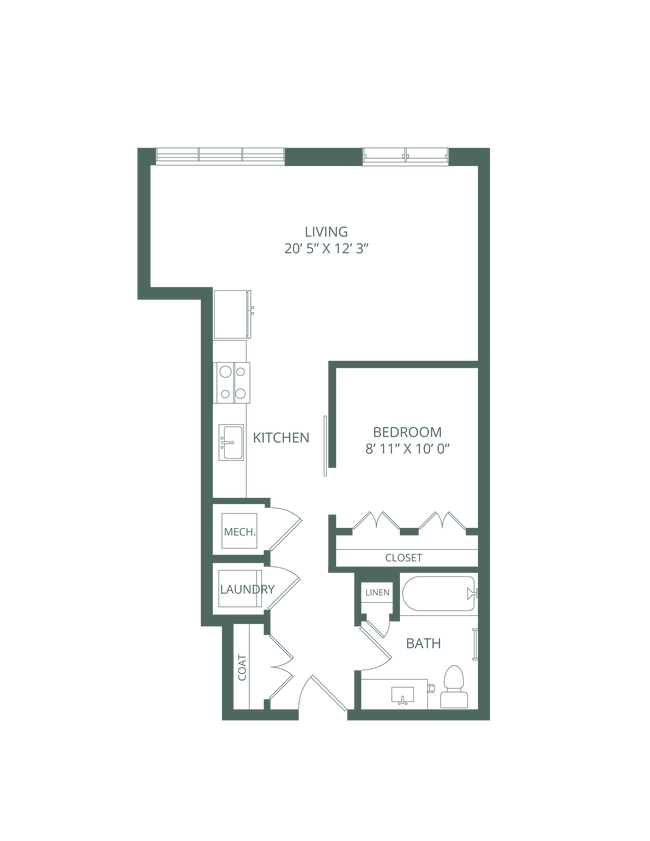 Floorplan - The Bellevue