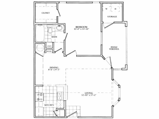 1BR/1BA - The Enclave at Quail Crossing