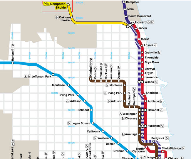 Walk Swift/ Yellow Line to Chicago Downtown - 9003 Bronx Ave