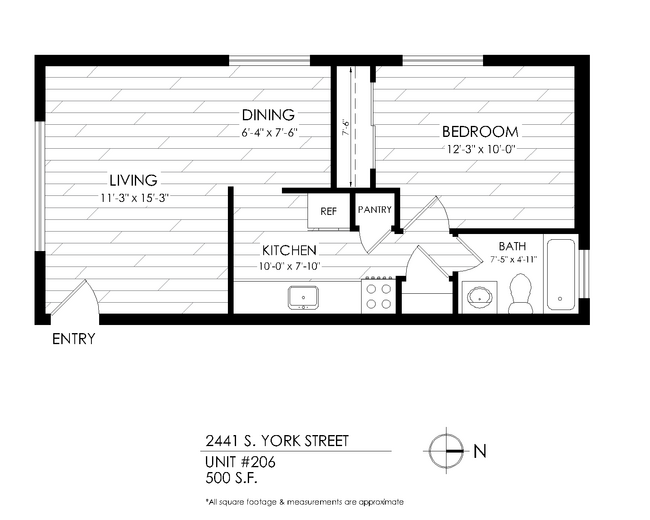 Floorplan - 2441 S. York St.