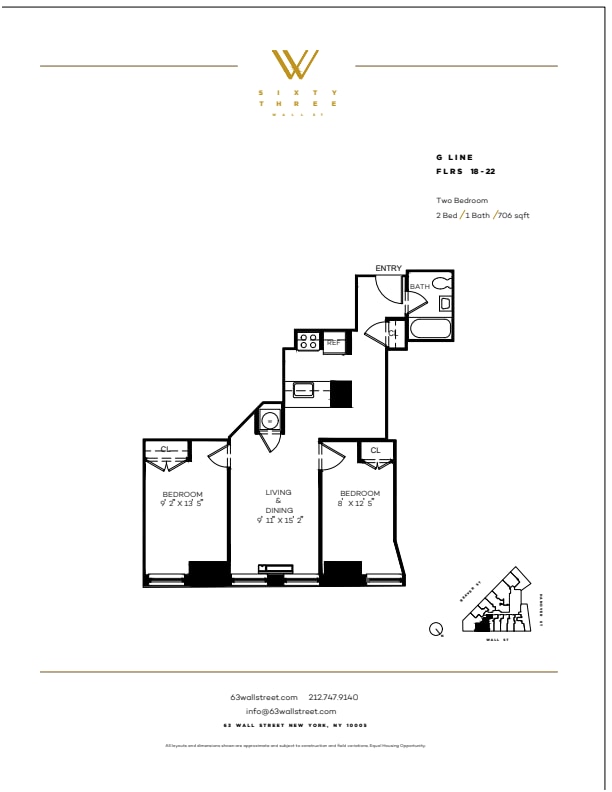 Floorplan - 63 Wall Street