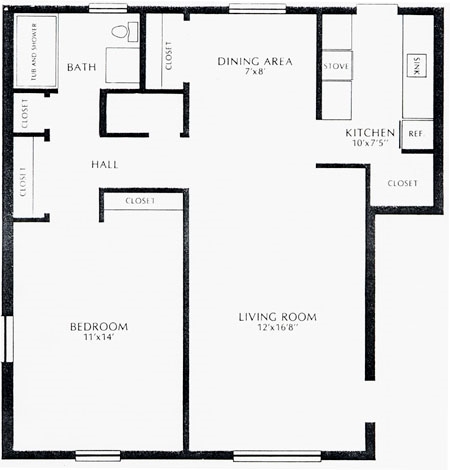 1BR/1BA - Lakewood Village