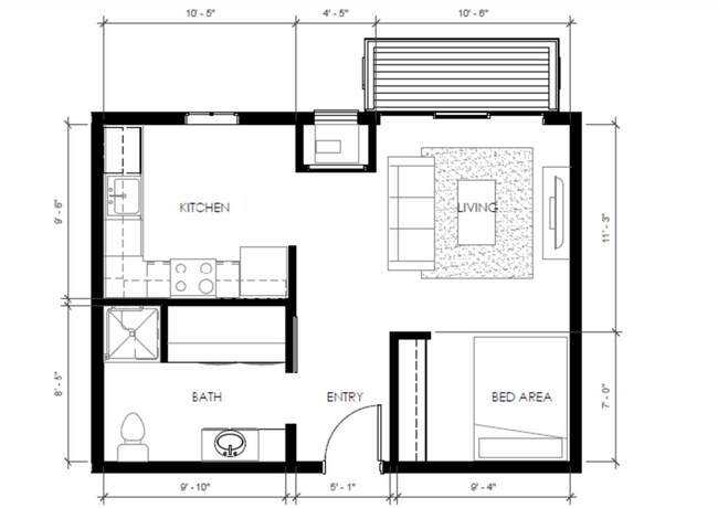 Floorplan - The Bridges Lofts