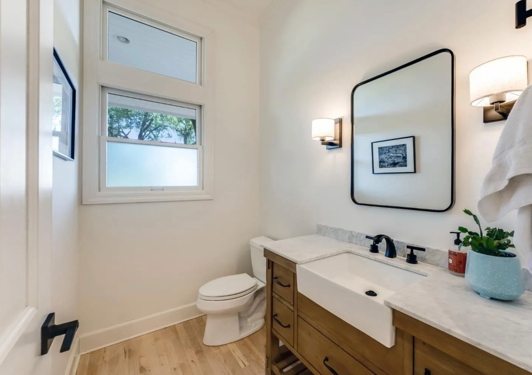 new powder room - 150 Old Vine Ln