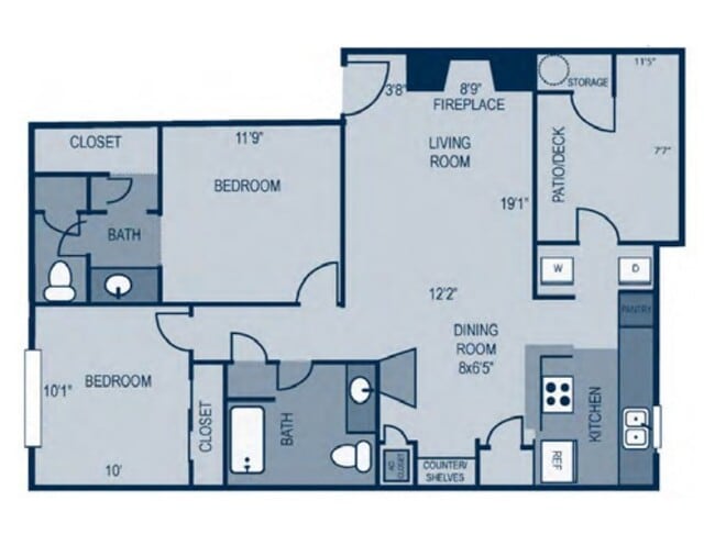 Floorplan - The Branch at Medical Center