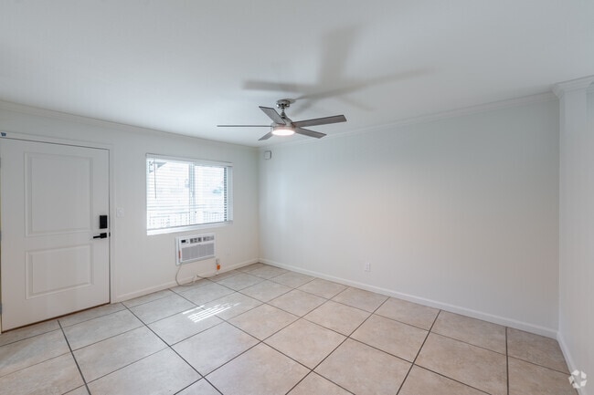 1BR, 1BA - 552SF - Living Room - 8th Street Apartments