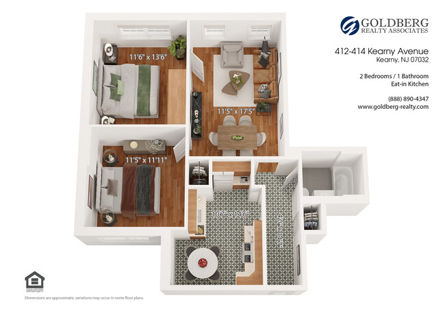 Floorplan - 412-414 Kearny Avenue Apts