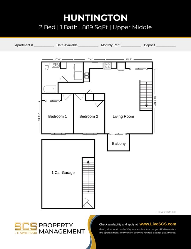 Floorplan - SCS Hortonville Apartment Community