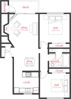 Floorplan - Vibe Apartments