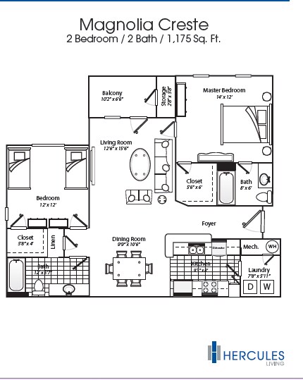 Floorplan - Magnolia Creste