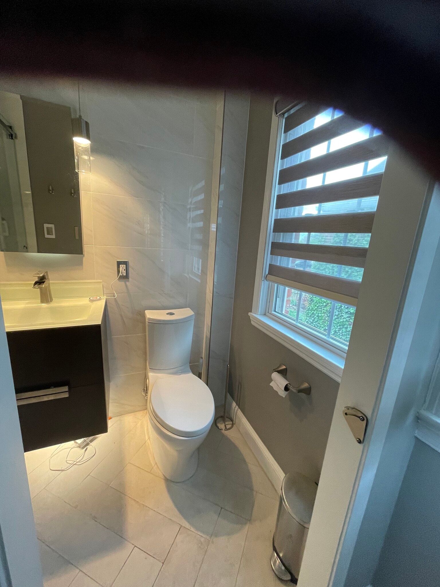 Modern bath in Master BR - 7819 12th St NW