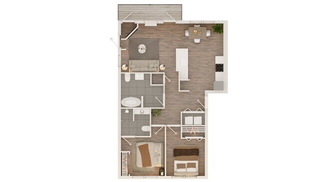 Floorplan - Preble Way Apartments