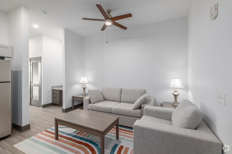 1BR, 1BA - 509SF - Living Room - Big Emma