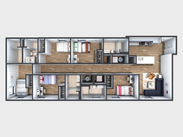 Floor Plan 5B - The Walk