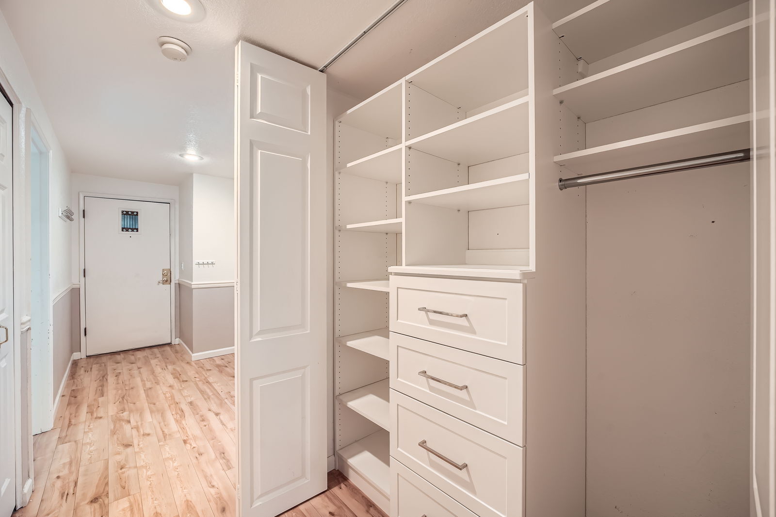 Hallway custom closet system - 2940 76th Ave SE