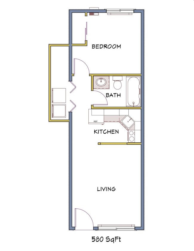 1BR/1BA - Southview Apartments