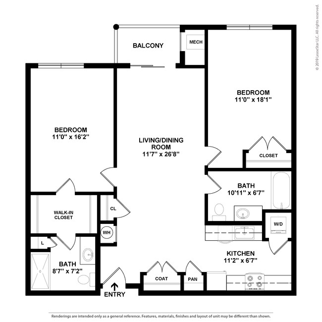 Floorplan - Snowden Creek Apartments, 62+