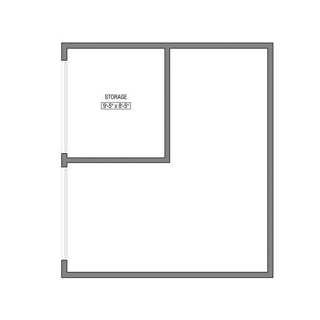 9'-5" x 8'-5" Storage Unit - 3625 Edenhurst Ave