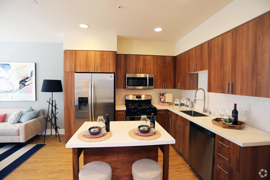 1 Br, 1 Ba-Kitchen - The Adeline