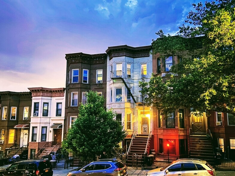outside at night - 451 51st St
