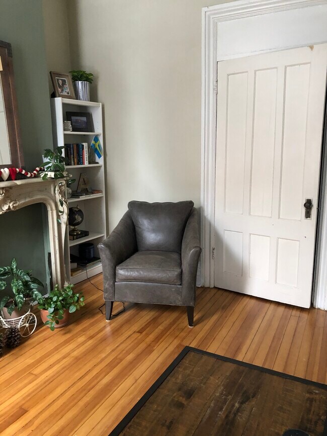 Living room (photo taken recently) - 408 Hamilton St