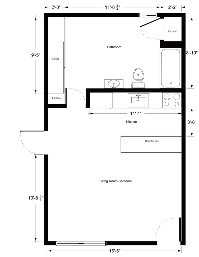 Floorplan - Sleepy Hollow Apartments