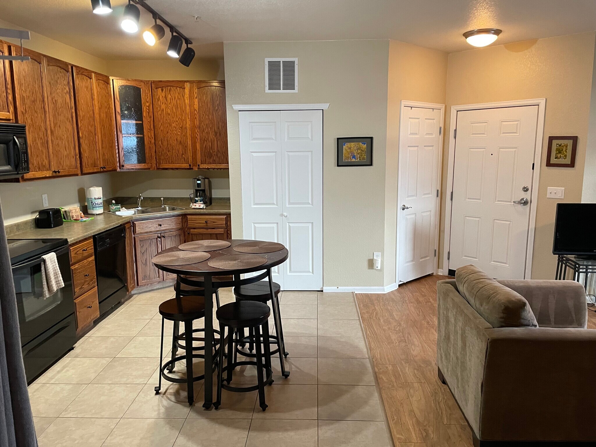 W/D hookup behind door on the left - 3854 S Dayton Way
