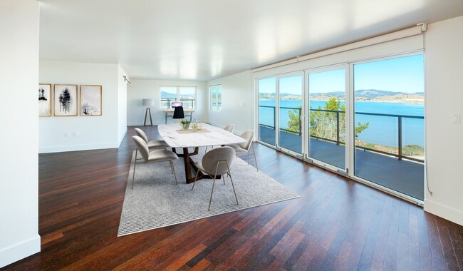 Spacious dining room with natural lighting - Preserve at Marin