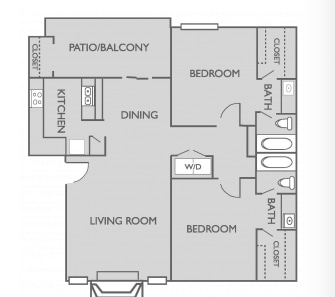 2BR/2BA - Summerstone Apartments