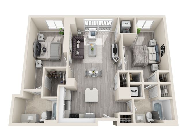 Floorplan - The Cosmopolitan Apartments
