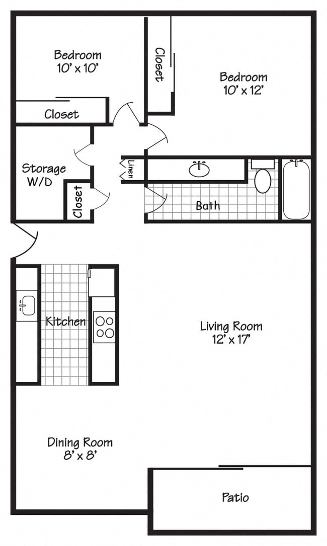 Floorplan - Forest Ridge Apartments