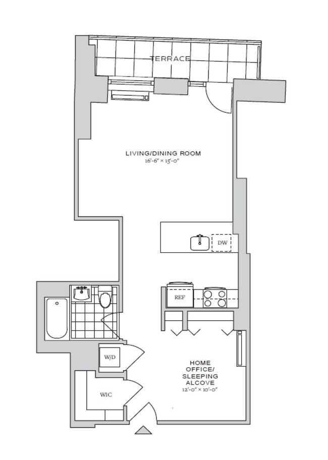 Floorplan - 70 Pine Apartments