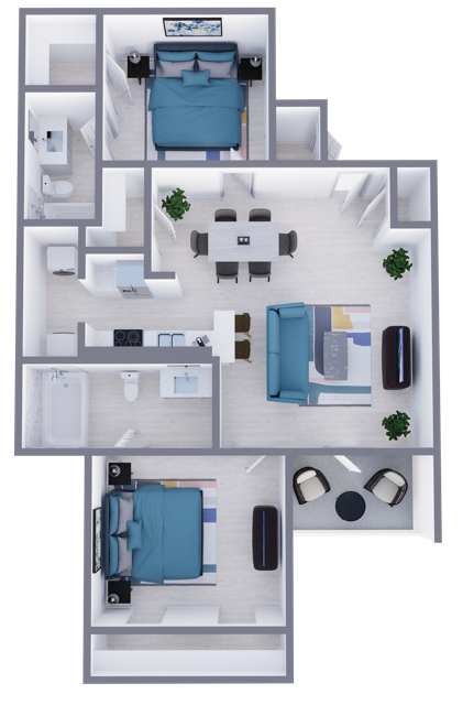 B1 Renovated - Rise at Highland Meadows