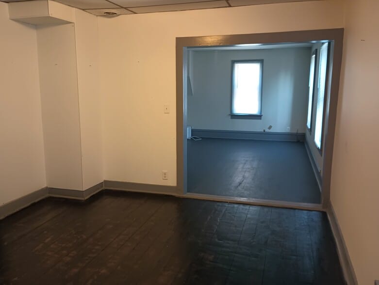 Living room from front entrance - 126 1st St