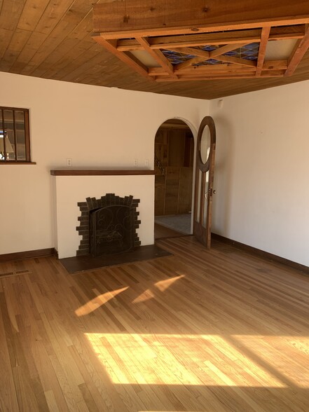 Living room/wood burning fireplace - 2332 Wolff Pl