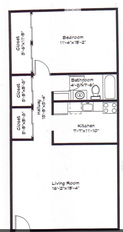 1BR/1BA - Orchard Apartments