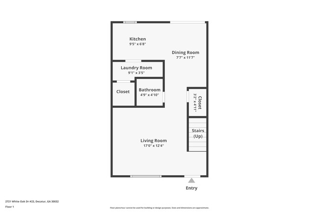 2/1.5 TH - Main Floor - White Oak Townhomes